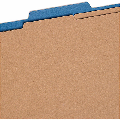 Smead SafeSHIELD 2/5 Tab Cut Legal Recycled Classification Folder (SMD19035)