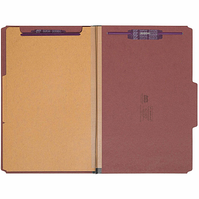 Smead SafeSHIELD 2/5 Tab Cut Legal Recycled Classification Folder (SMD19075)