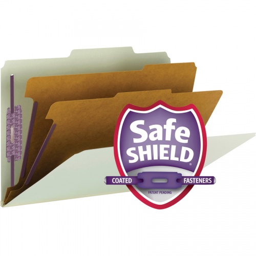 Smead SafeSHIELD 2/5 Tab Cut Legal Recycled Classification Folder (19076)