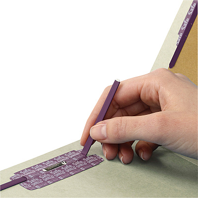 Smead SafeSHIELD 3-Divider Classification Folders (SMD19091)