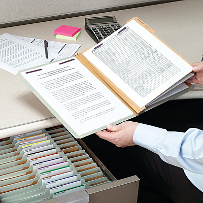 Smead SafeSHIELD 3-Divider Classification Folders (SMD19091)