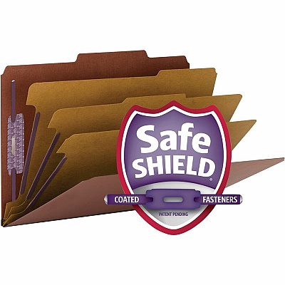 Smead SafeSHIELD 3-Divider Classification Folders (SMD19092)
