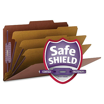 Smead SafeSHIELD 3-Divider Classification Folders (SMD19092)