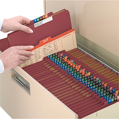 Smead SafeSHIELD 3-Divider Classification Folders (SMD19092)