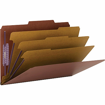Smead SafeSHIELD 3-Divider Classification Folders (SMD19092)