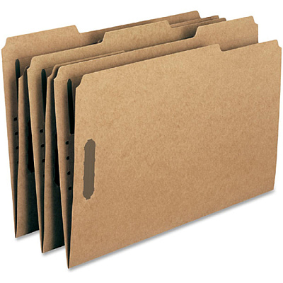 Smead 1/3 Tab Cut Legal Recycled Fastener Folder (SMD19837)