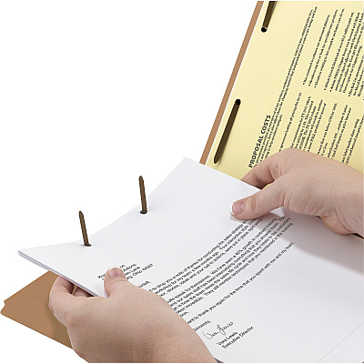 Smead 2/5 Tab Cut Legal Recycled Fastener Folder (SMD19882)