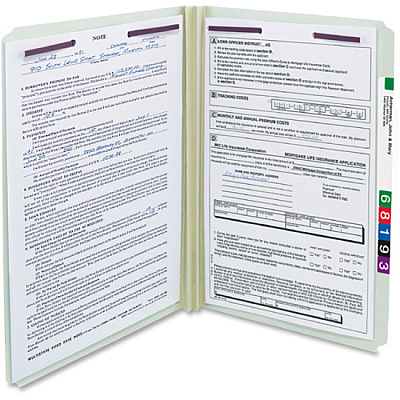 Smead Straight Tab Cut Legal Recycled Fastener Folder (SMD19910)