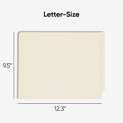Smead Shelf-Master Straight Tab Cut Letter Recycled End Tab File Folder (SMD24110)