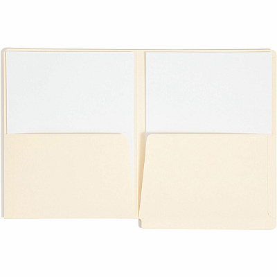 Smead Straight Tab Cut Letter Recycled File Pocket (SMD24117)