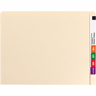 Smead Straight Tab Cut Letter Recycled End Tab File Folder (SMD24250)