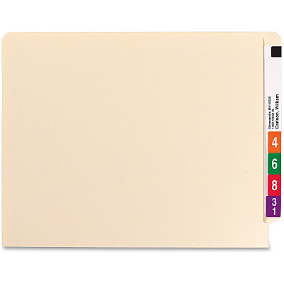 Smead Straight Tab Cut Letter Recycled End Tab File Folder (SMD24275)