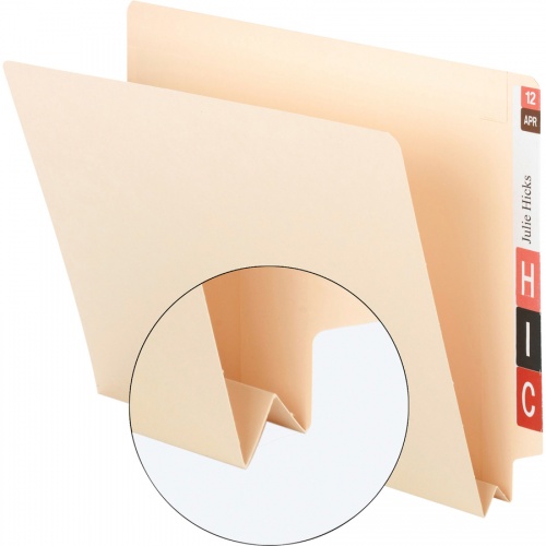 Smead Straight Tab Cut Letter Recycled End Tab File Folder (24275)
