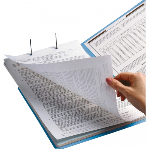 Smead Shelf-Master Straight Tab Cut Letter Recycled Fastener Folder (25040)