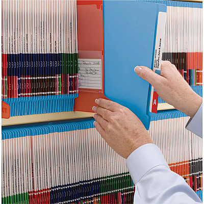 Smead Shelf-Master Straight Tab Cut Letter Recycled Fastener Folder (SMD25040)