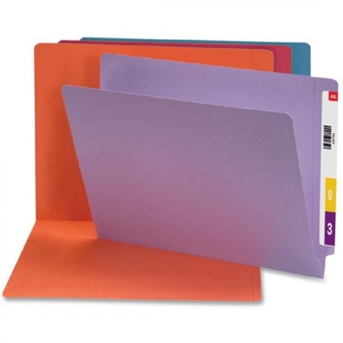 Smead Shelf-Master Straight Tab Cut Letter Recycled End Tab File Folder (25410)