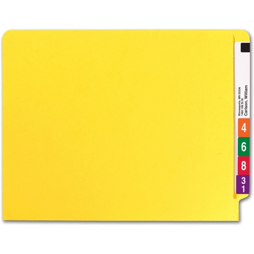 Smead Colored Straight Tab Cut Letter Recycled End Tab File Folder (25910)