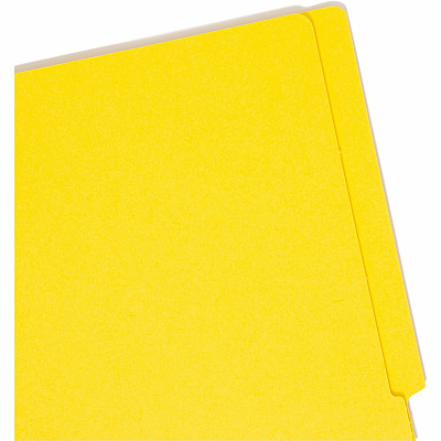 Smead Colored Straight Tab Cut Letter Recycled Fastener Folder (SMD25940)