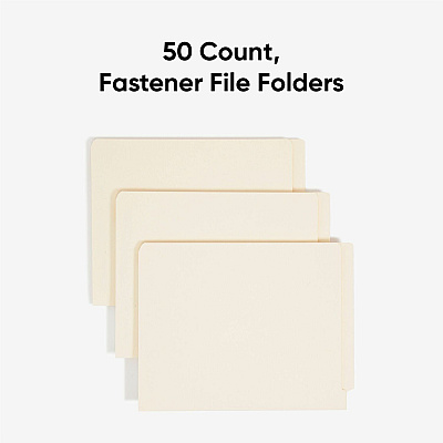 Smead Straight Tab Cut Letter Recycled Fastener Folder (SMD34115)