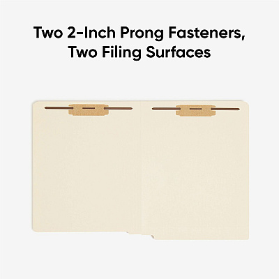 Smead Straight Tab Cut Letter Recycled Fastener Folder (SMD34115)