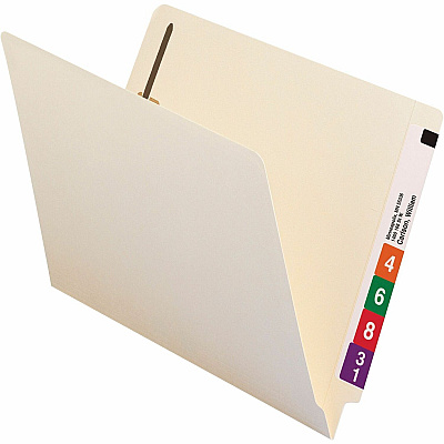 Smead Straight Tab Cut Letter Recycled Fastener Folder (SMD34116)