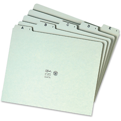 Smead 1/5 Tab Cut Letter Recycled Top Tab File Folder (SMD50376)
