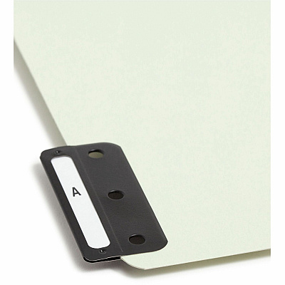 Smead 100% Recycled Filing Guides with Vertical Extra-Wide Blank Tab (SMD61676)