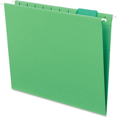 Smead Colored 1/5 Tab Cut Letter Recycled Hanging Folder (SMD64061)
