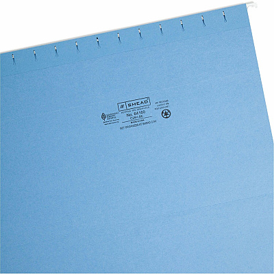 Smead Colored 1/5 Tab Cut Legal Recycled Hanging Folder (SMD64160)