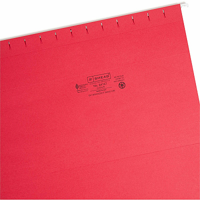 Smead Colored 1/5 Tab Cut Legal Recycled Hanging Folder (SMD64167)