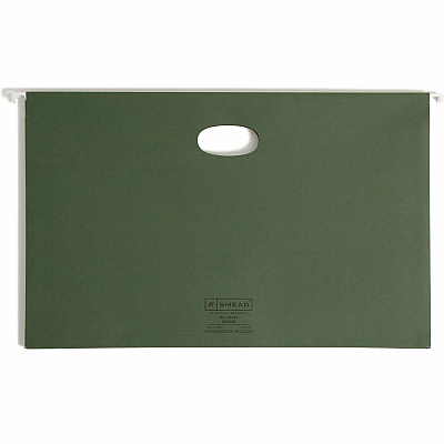 Smead Hanging File Pockets, 3-1/2 Inch Expansion, Legal Size, Standard Green, 10 Per Box (SMD64320)