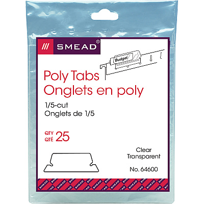 Smead Poly Tabs (SMD64600)