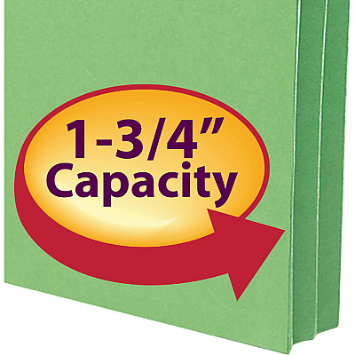 Smead Straight Tab Cut Letter Recycled File Pocket (SMD73216)