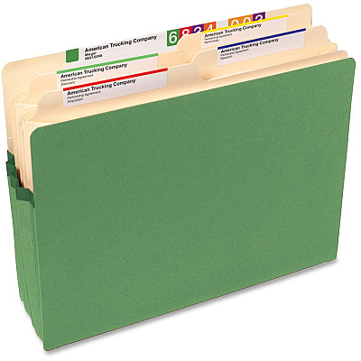 Smead Straight Tab Cut Letter Recycled File Pocket (SMD73216)