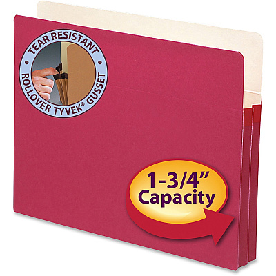 Smead Straight Tab Cut Letter Recycled File Pocket (SMD73221)