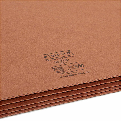 Smead Straight Tab Cut Letter Recycled File Pocket (SMD73224)