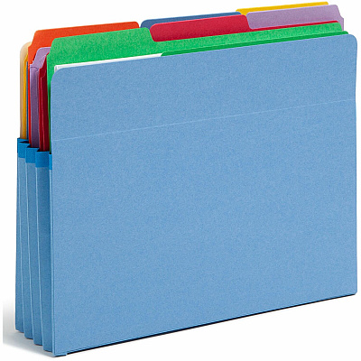 Smead Straight Tab Cut Letter Recycled File Pocket (SMD73225)