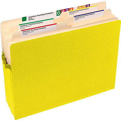 Smead Straight Tab Cut Letter Recycled File Pocket (SMD73233)