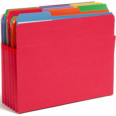 Smead Straight Tab Cut Letter Recycled File Pocket (SMD73241)