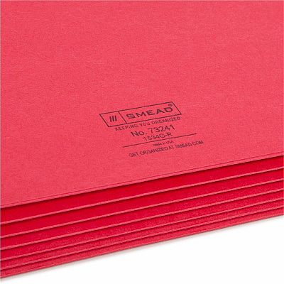 Smead Straight Tab Cut Letter Recycled File Pocket (SMD73241)