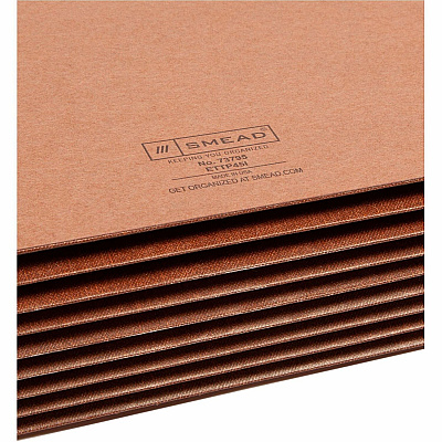 Smead TUFF Straight Tab Cut Letter Recycled File Pocket (SMD73795)