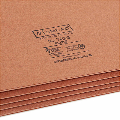 Smead 2/5 Tab Cut Legal Recycled File Pocket (SMD74088)