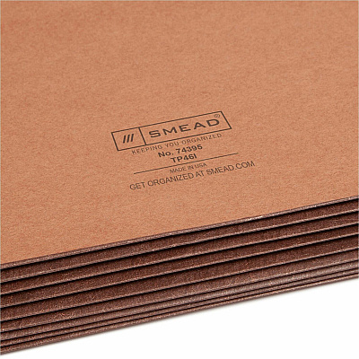 Smead TUFF Straight Tab Cut Legal Recycled File Pocket (SMD74395)