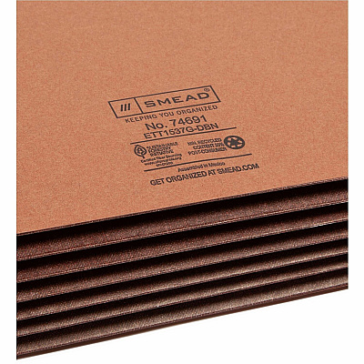 Smead Straight Tab Cut Legal Recycled File Pocket (SMD74691)