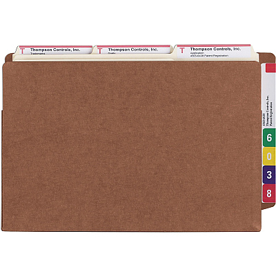 Smead TUFF Straight Tab Cut Legal Recycled File Pocket (SMD74795)