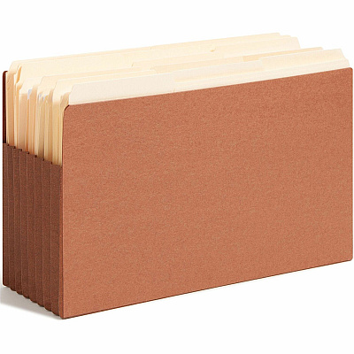 Smead TUFF Straight Tab Cut Legal Recycled File Pocket (SMD74795)