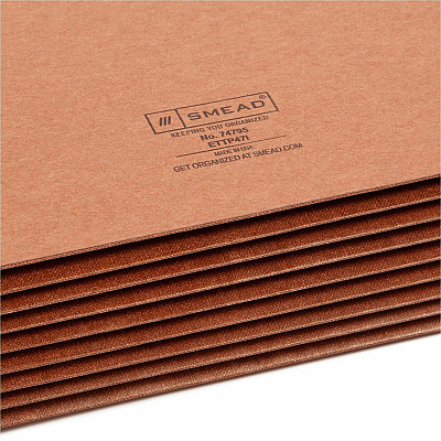 Smead TUFF Straight Tab Cut Legal Recycled File Pocket (SMD74795)