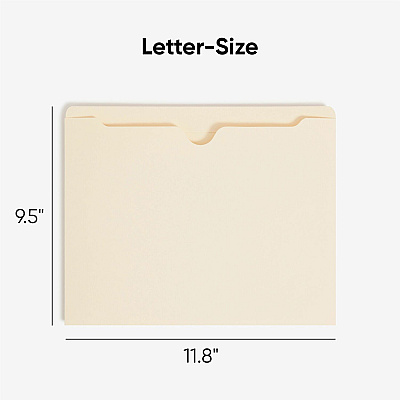 Smead Straight Tab Cut Letter Recycled File Jacket (SMD75500)