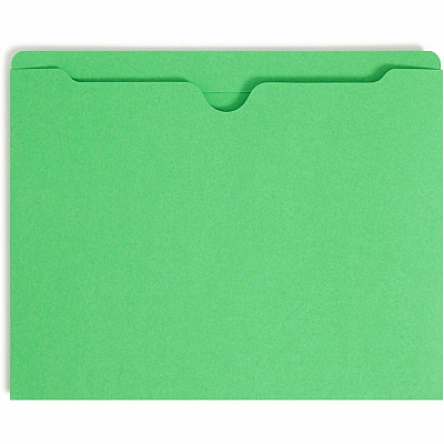 Smead Colored Straight Tab Cut Letter Recycled File Jacket (SMD75503)