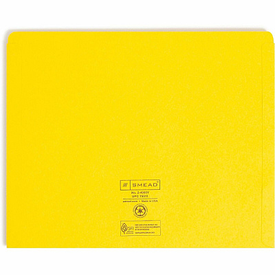 Smead Colored Straight Tab Cut Letter Recycled File Jacket (SMD75511)